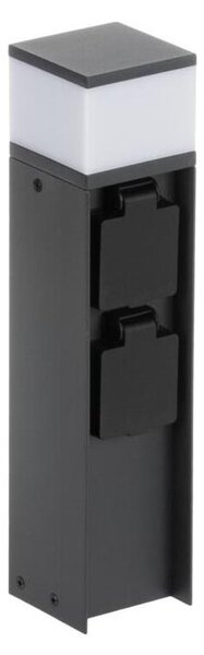 Kanlux 38763-Екстериорна лампа с 2 контакта DASTEN 1xG9/11W/230V 30 см IP44 черен