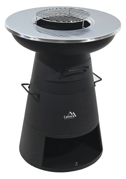 Грил на дървени въглища ø 58,5 cm Plancha Moon – Cattara