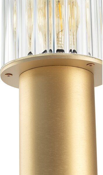 Argon 8753 - Екстериорна лампа NORFOLK 1xE27/15W/230V IP44 52 см златист