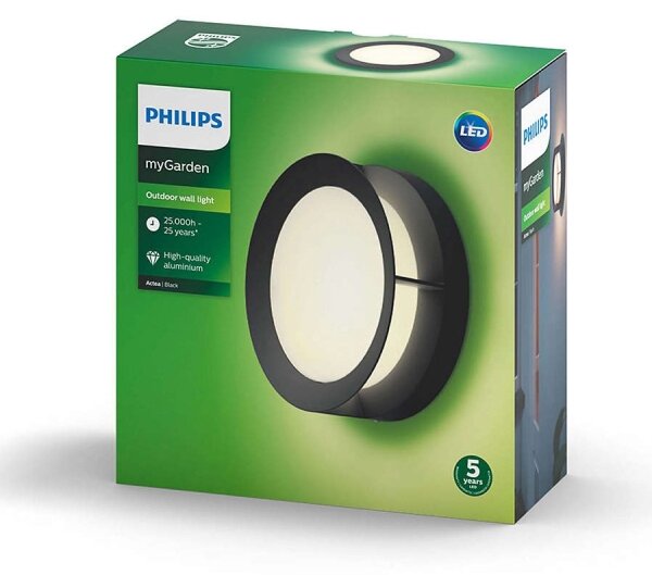 Philips 17390/30/P0 - LED Екстериорна лампа MYGARDEN ACTEA LED/12W/230V IP44