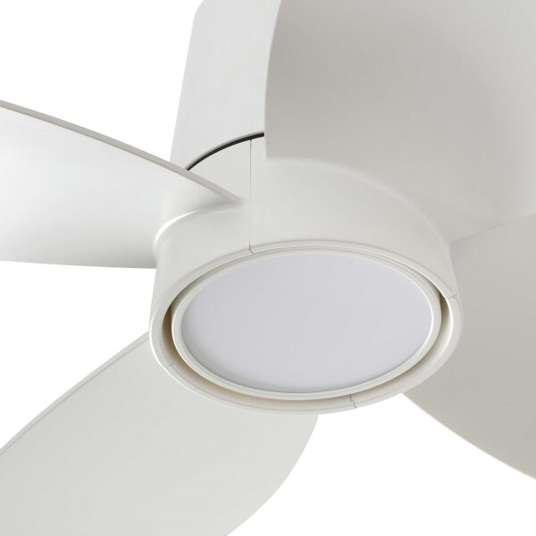 FARO 34315 - LED Димируем таванен вентилатор KLOVER S LED/20W/230V бял Ø 80 см + д.у
