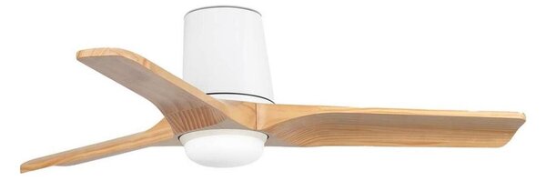 FARO 33836-1TW-LED димируем вентилатор HEYWOOD TUB S 10W/230V бор/бял Ø 90 см + с дистанционно управление
