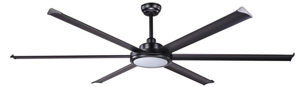 FARO 34203-130 - LED Вентилатор за таван ROTTERDAM XL LED/32W/230V черен Ø 200 см + д.у