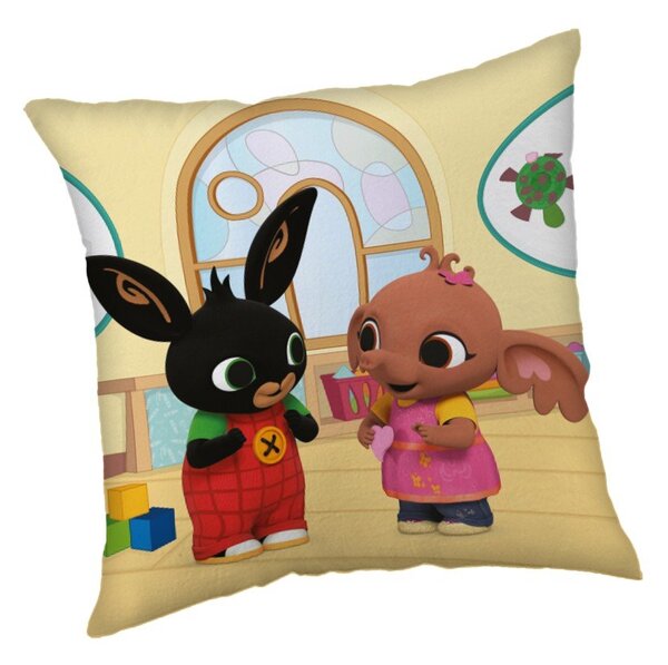Детска възглавница 40x40 cm Bing Bunny – Jerry Fabrics
