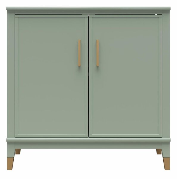 Зелено шкафче 86x85x41 cm Westerleigh – CosmoLiving by Cosmopolitan