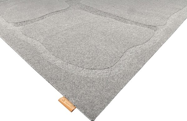 Сив вълнен килим 200x300 cm Morphic Organica – Agnella