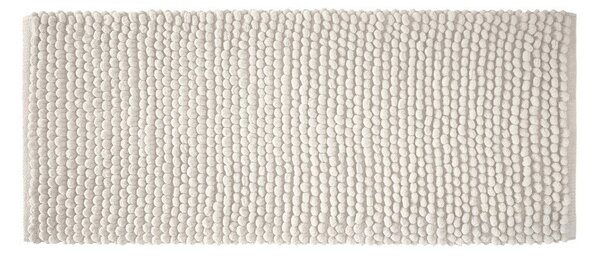 Бял килим за баня 50x120 cm Aspen Bobble – Bianca