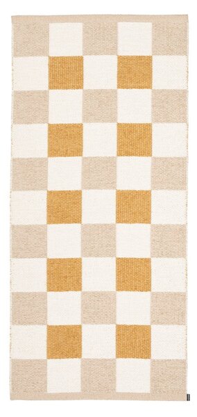 Пътека за открито и закрито в цвят жълта охра и бежова 70x160 cm Pix Vanilla Ochre – Pappelina