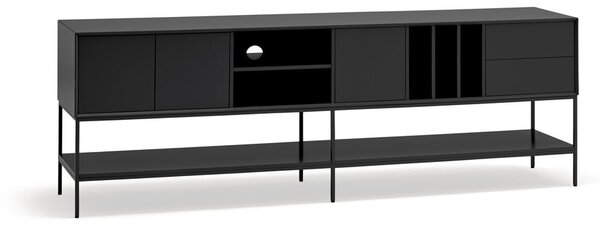 Черна маса за телевизор 220x74x45 cm Platt – Teulat