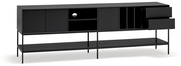 Черна маса за телевизор 220x74x45 cm Platt – Teulat
