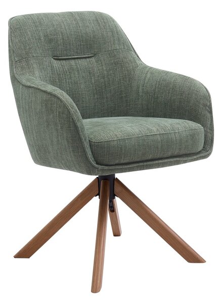 Зелени тапицирани трапезни столове в комплект 2 бр. Avola – Unique Furniture