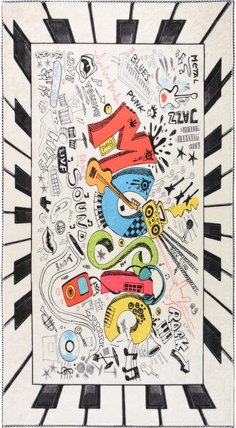 Детски килим подходящ за пране 160x230 cm Musical – Vitaus