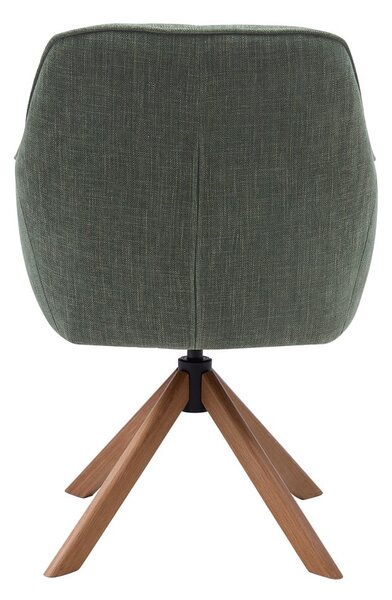 Зелени тапицирани трапезни столове в комплект 2 бр. Avola – Unique Furniture