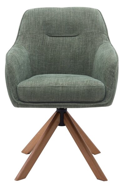 Зелени тапицирани трапезни столове в комплект 2 бр. Avola – Unique Furniture