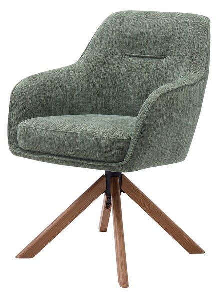 Зелени тапицирани трапезни столове в комплект 2 бр. Avola – Unique Furniture