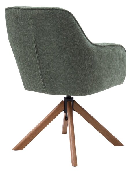 Зелени тапицирани трапезни столове в комплект 2 бр. Avola – Unique Furniture