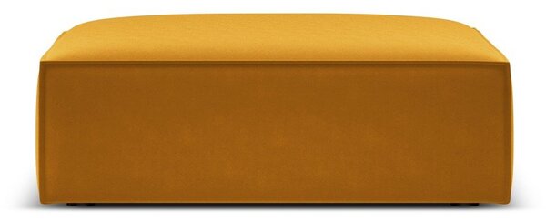 Кадифена табуретка в цвят горчица Vanda – Mazzini Sofas