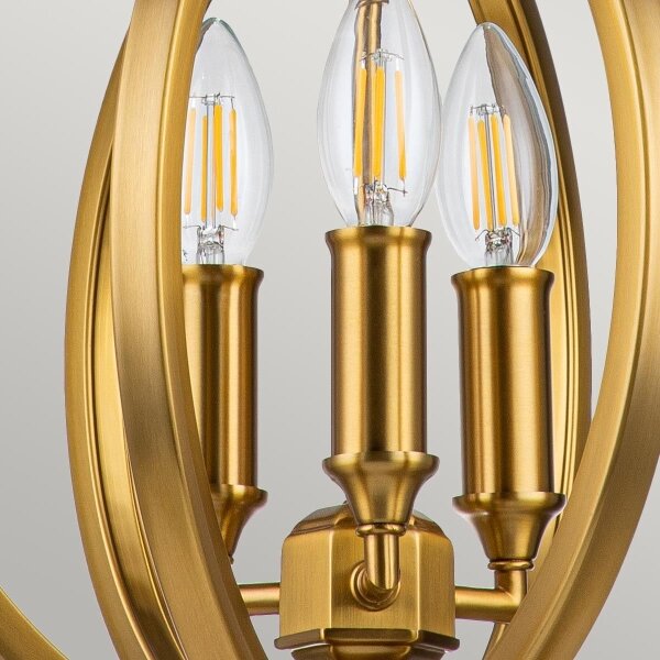 Feiss FE-CORINNE-3P-S-BB - Пендел CORINNE 3xE14/60W/230V