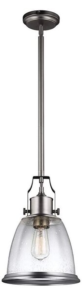 Feiss FE-HOBSON-P-M-SN - Висящ полилей HOBSON 1xE27/60W/230V сребрист