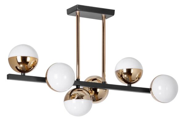 LED полилей на тръба 6xLED/7W/230V златисто/черно