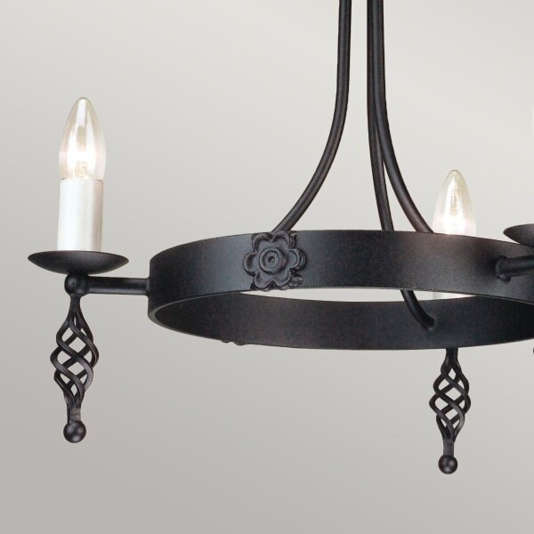 Elstead BY3-BLACK - Пендел BELFRY 3xE14/60W/230V
