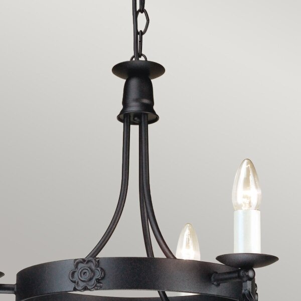 Elstead BY3-BLACK - Пендел BELFRY 3xE14/60W/230V