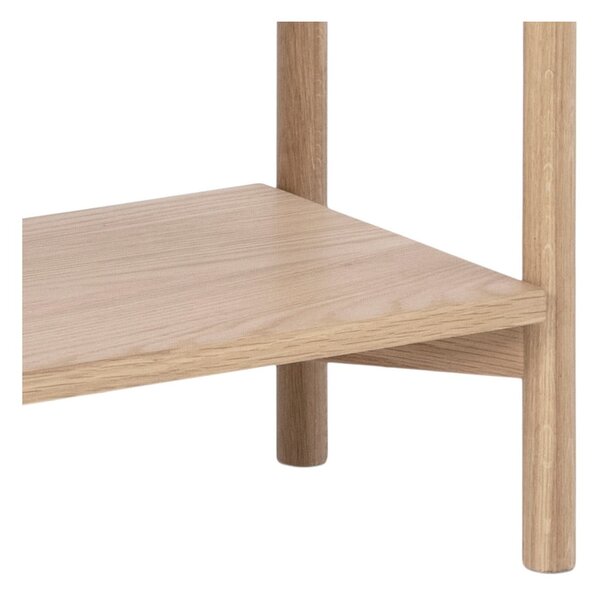 Библиотека от декор от дъб в естествен цвят 86x160x30 cm Braidwood – Actona
