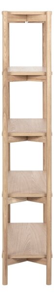 Библиотека от декор от дъб в естествен цвят 86x160x30 cm Braidwood – Actona