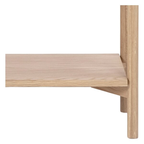 Библиотека от декор от дъб в естествен цвят 86x160x30 cm Braidwood – Actona