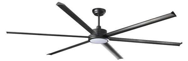 FARO 34207-130-LED Димируем таванен вентилатор ROTTERDAM XXL LED/32W/230V черен Ø 250 см + д.у