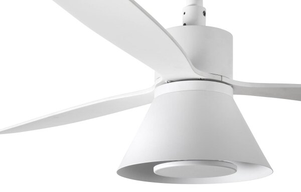 FARO 33760WT-22-LED Вентилатор с функция за димиране AMELIA L CONE LED/20W/230V, бял, Ø132 cm, WT + дистанционно управление