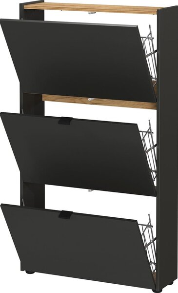 Антрацитен комплект за коридор 101x200x22 cm Ameca – Germania