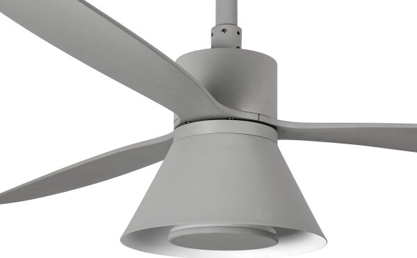 FARO 33762WT-24-LED Вентилатор с димер AMELIA L CONE LED/20W/230V сив Ø132 cm WT + DO