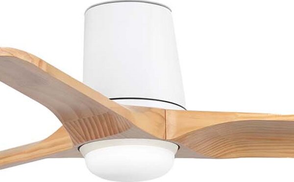 FARO 33836WT-1TW-LED с димер и вентилатор HEYWOODTUBS 10W/230V бор/бял диам.90 см WT+DO