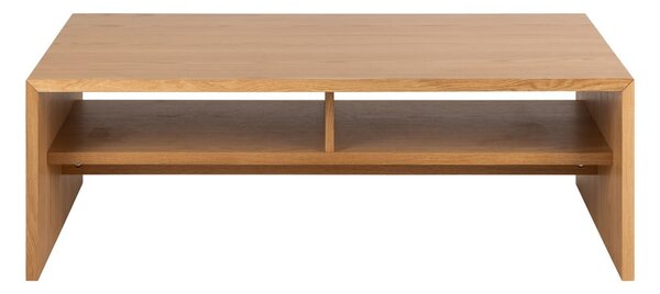 Масичка за кафе от декор от дъб в естествен цвят 60x120 cm Arlon – Actona