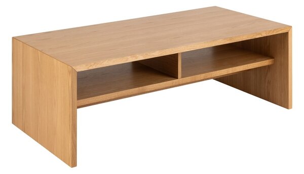 Масичка за кафе от декор от дъб в естествен цвят 60x120 cm Arlon – Actona