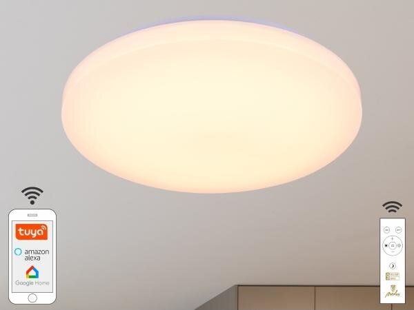 LED Димируем плафон OPAL LED/48W/230V Wi-Fi Tuya + д.у