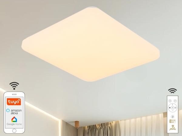LED Димируем плафон OPAL LED/48W/230V Wi-Fi Tuya + д.у