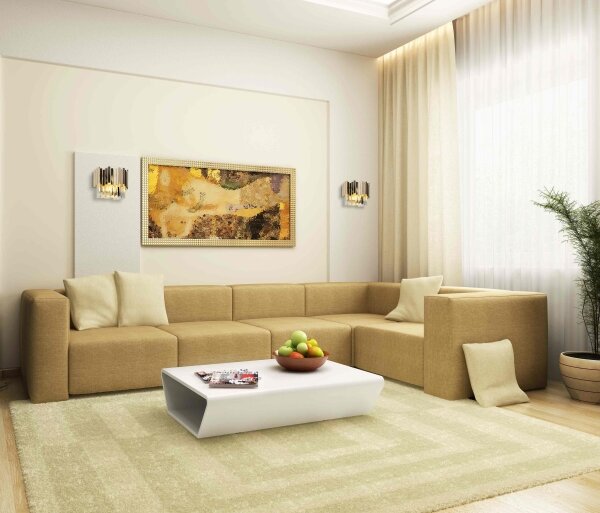 MAXLIGHT W0251 - Аплик TREND 3xG9/40W/230V златист