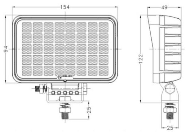LED Автомобилен прожектор OSRAM LED/40W/10-30V IP68 5700K