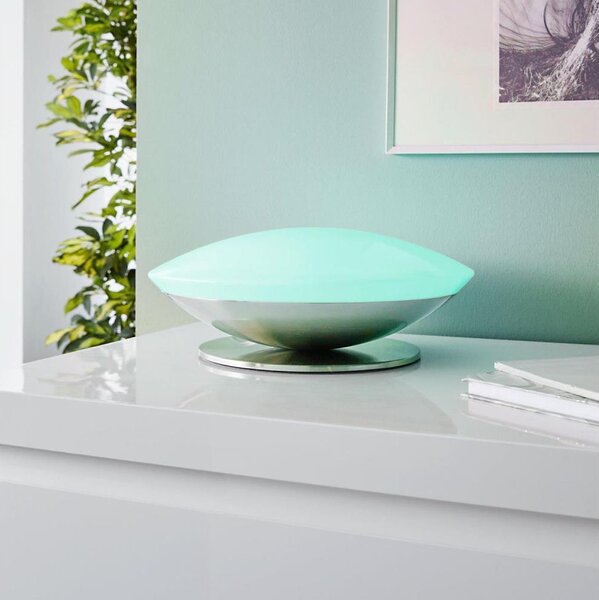 Eglo 33324 - LED RGBW димируема настолна лампа FRATTINA-C LED/18W/230V матиран хром