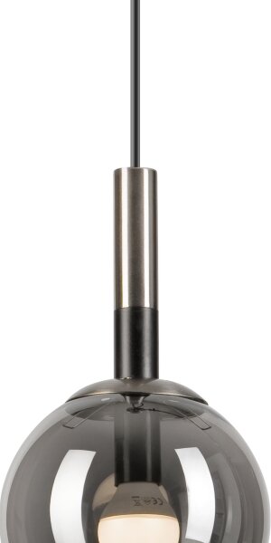 Пендел ROLLO 1xE14/5W/230V матов хром/опушен