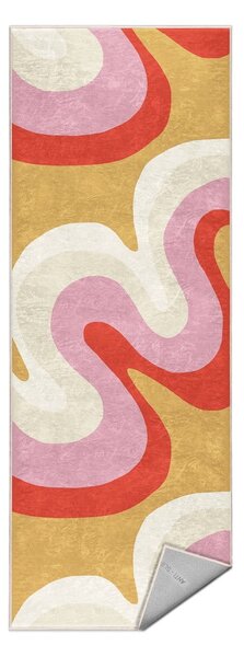 Жълта-розова пътека подходяща за пране 60x230 cm Raspberry Creamsicle – Mila Home