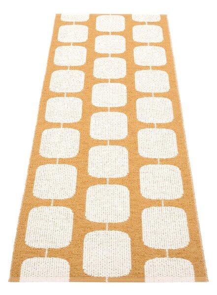 Пътека за открито и закрито в цвят жълта охра и крема 70x200 cm Sten Ochre – Pappelina
