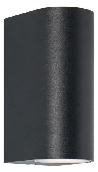 Zuma Line SJ20210-2W- Екстериорен аплик HARMONIA 2xGU10/35W/230V IP44 черен