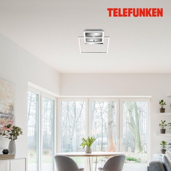 Telefunken 318608TF - LED Плафон със сензор FRAME LED/17W/230V 3000K