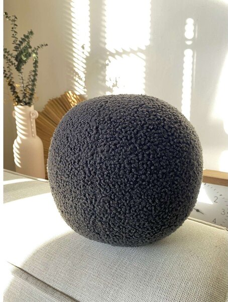 Декоративна възглавница от букле ø 25 cm Top – Mioli Decor
