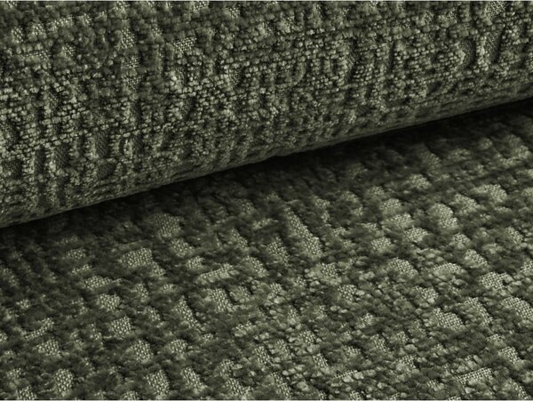 Зелено тапицирано двойно легло с място за съхранение и решетка 160x200 cm Noho - Makamii