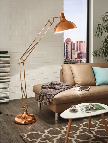 Eglo 94705 - Стояща лампа BORGILLIO 1xE27/60W/230V