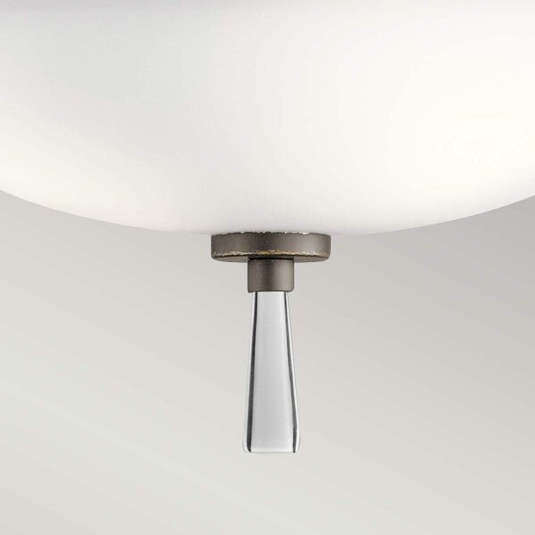 Kichler KL-DREYFUS-SFOZ - Полилей за повърхностен монтаж DREYFUS 3xE27/60W/230V бронзов